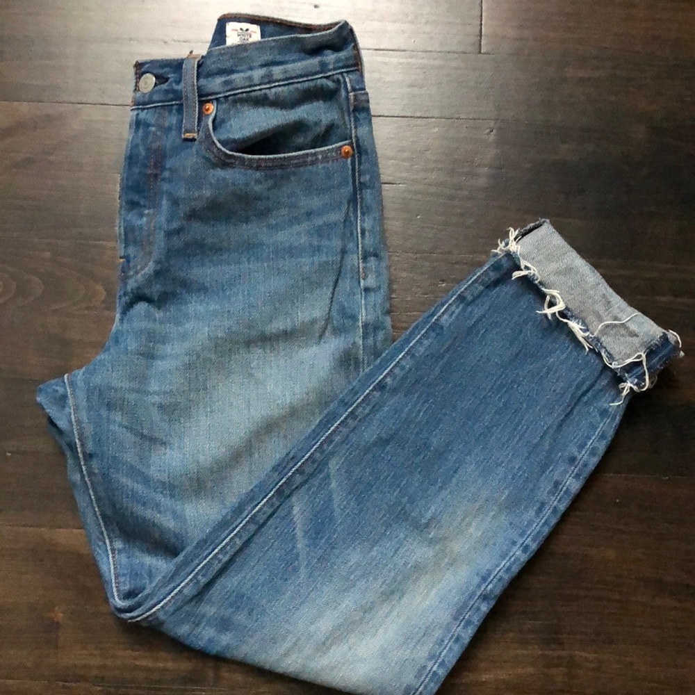 Levi’s White Oak Cone Denim Wedgie Fit Jeans.